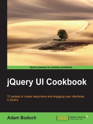 cover image of jQuery UI Cookbook